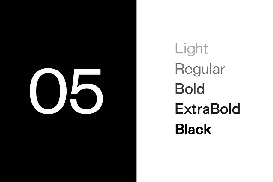 Exensa Grotesk Light Font preview